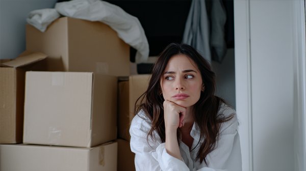 The stress of moving alone